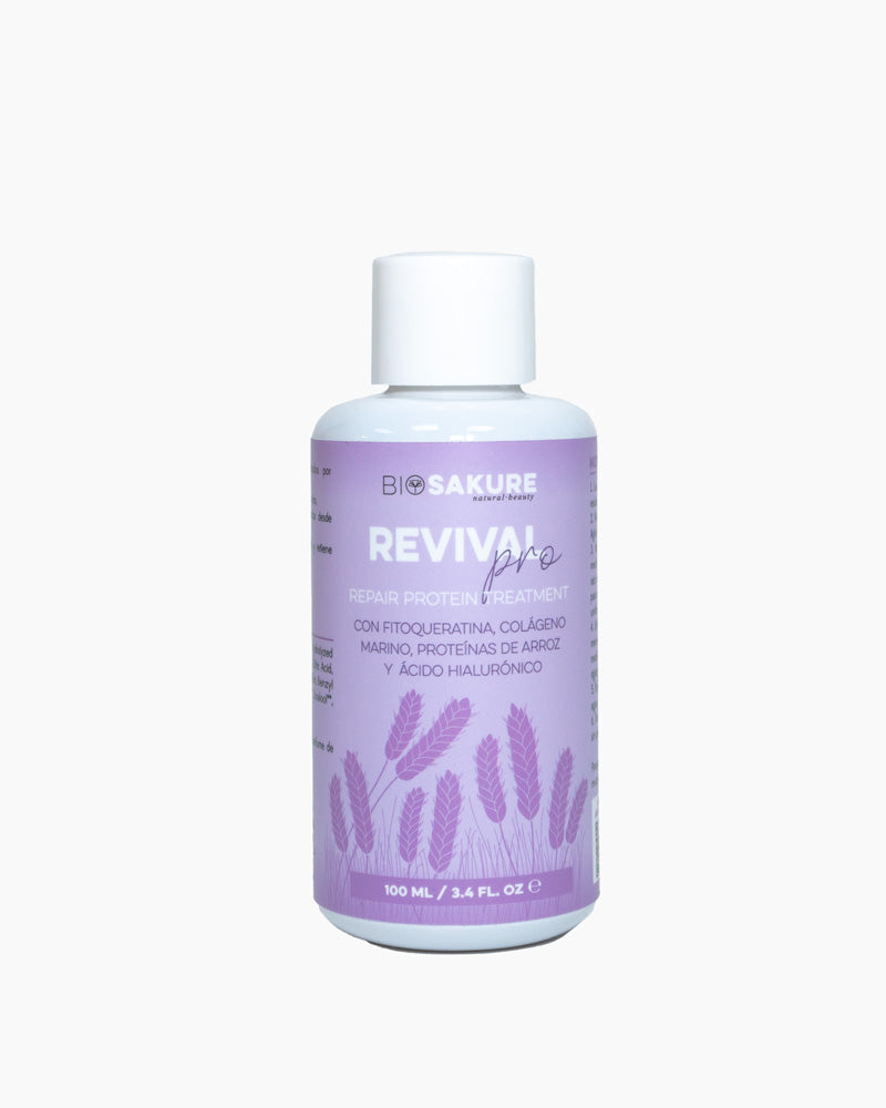 Revival Pro - Tratamiento De Proteínas Intensivo, Cabellos Dañados 100 Ml Bio Sakure_0