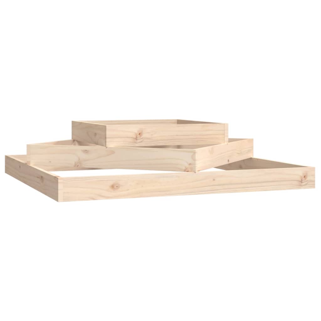 Jardinera De Madera Maciza De Pino 112x112x27 Cm_0