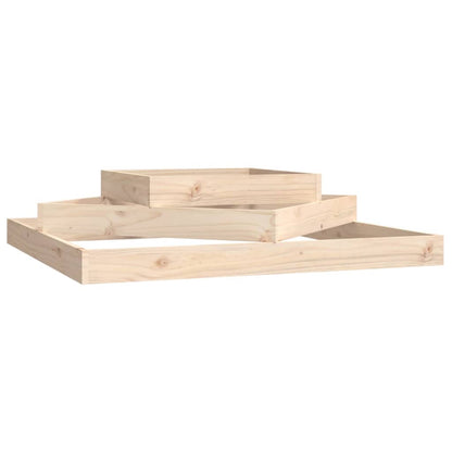 Jardinera De Madera Maciza De Pino 112x112x27 Cm_0