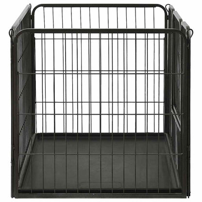 Corral Para Perros Cachorros Acero 91,5x59x61 Cm_3