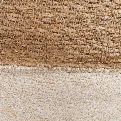 Maceta Con Asas 2 Uds. Blanco Ø 45 X 36 Cm 100% Hierba Marina_4