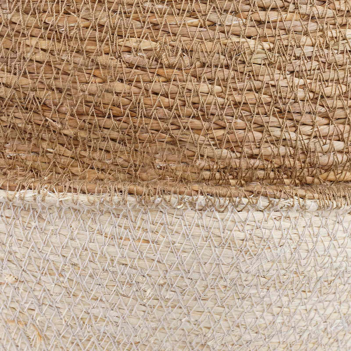 Maceta Con Asas Blanco Ø 45 X 36 Cm 100% Hierba Marina_4