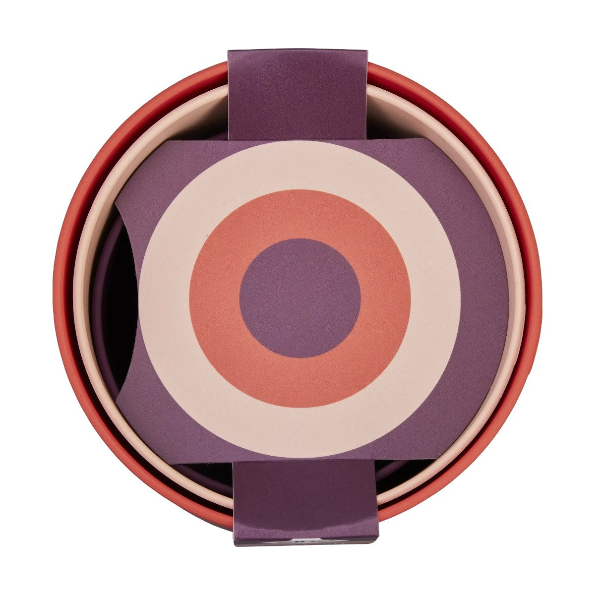 Lex Pott pack rojo, rosa, violeta Elho 14cm 100% reciclado