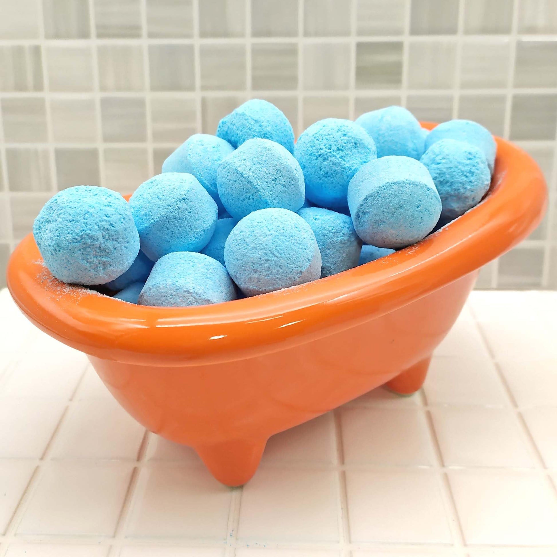 Caja 25 Mini Bombas Efervescentes Para Manicura Y Pedicura - Ablandan Durezas, Uñas Y Cutículas - Aroma Talco_5