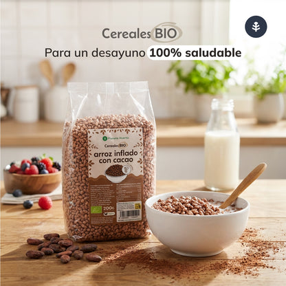 Arroz inflado con cacao Sin Gluten ECO Planeta Huerto 200 g