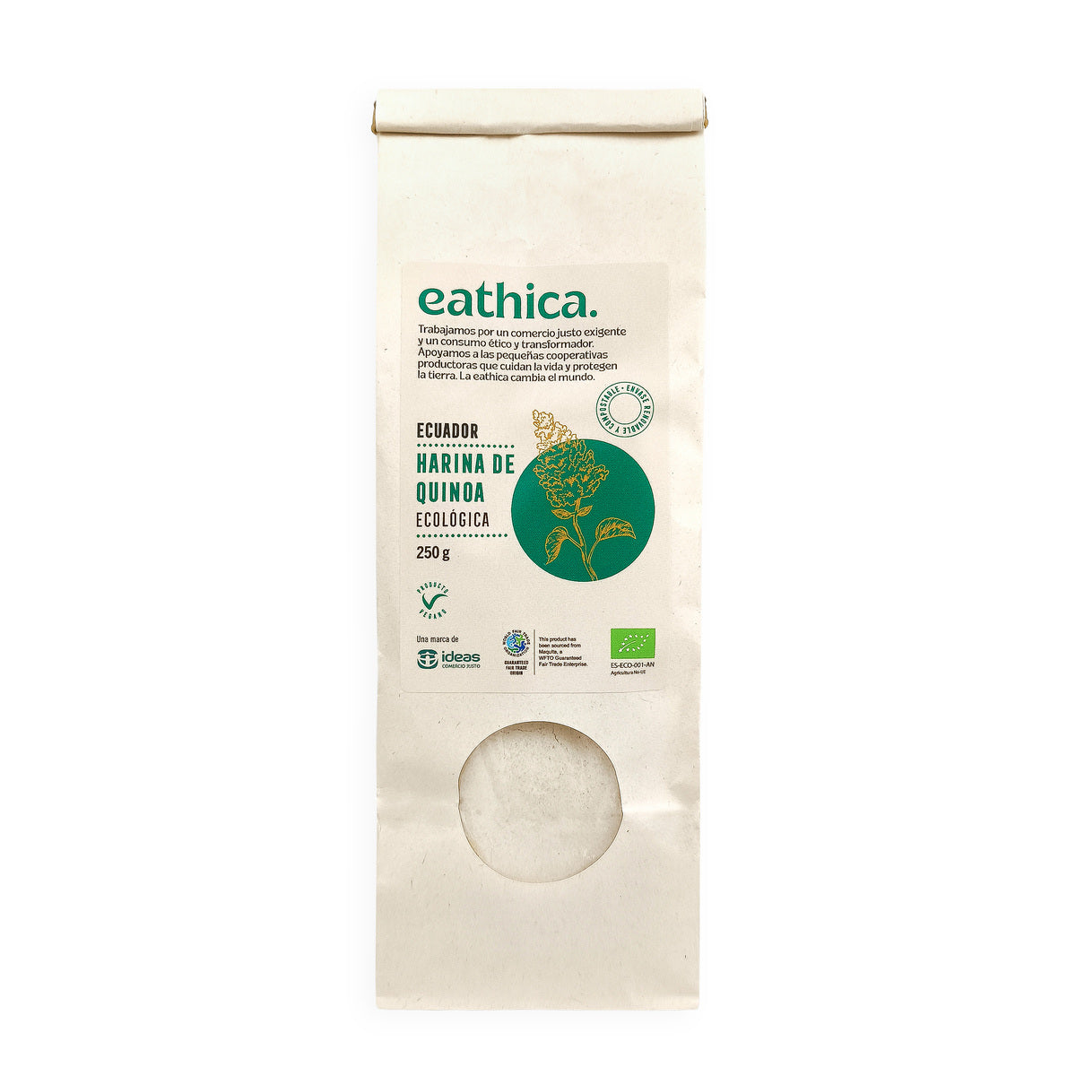 Harina de Quinoa de Ecuador eathica BIO 250 g
