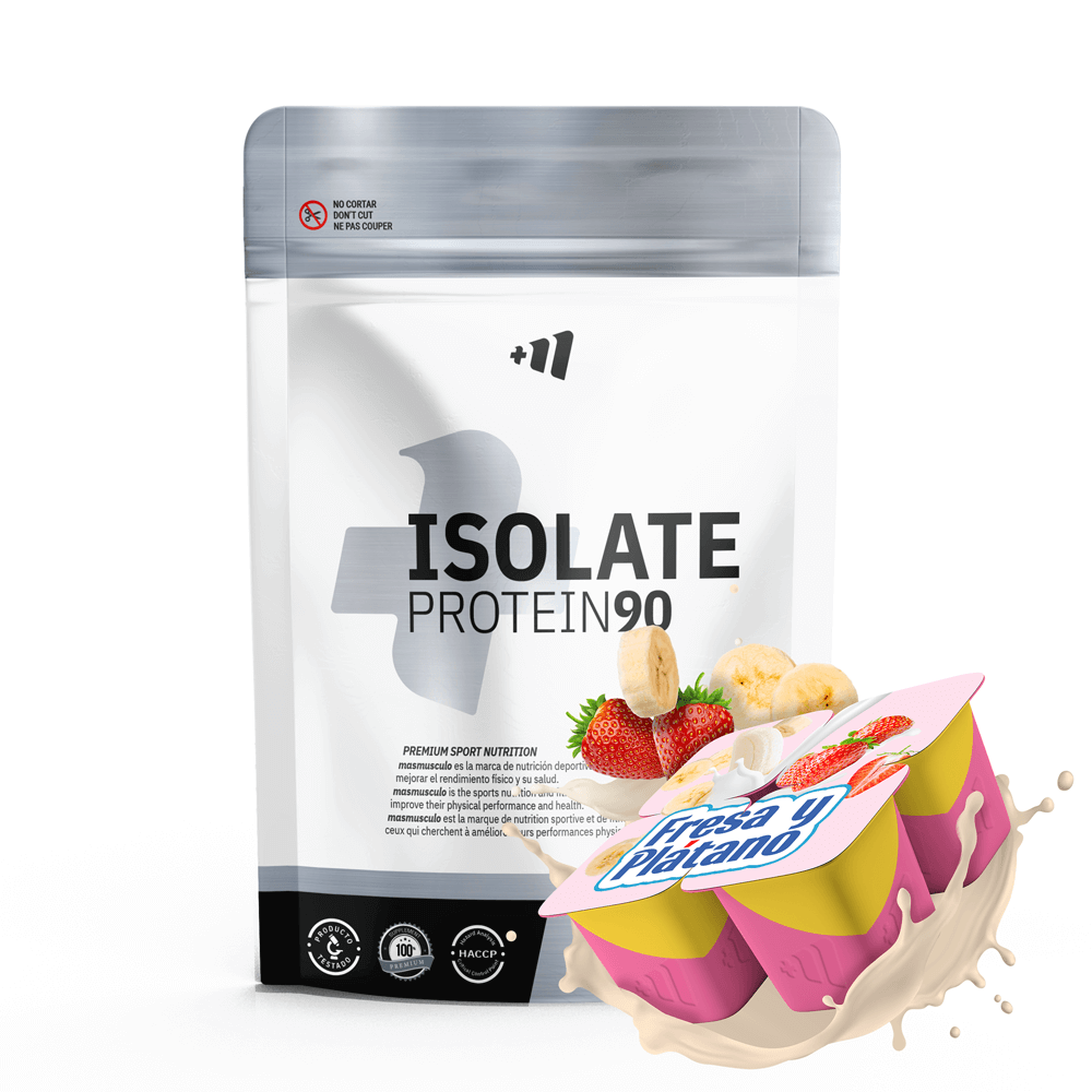 Isolate 90 Cfm - 1kg - Fresa Banana - Aumenta La Masa Muscular - Masmusculo_0