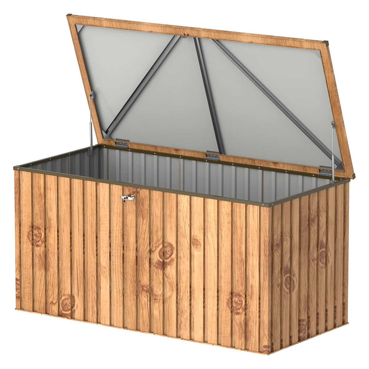 Metal Chest 1450 L Wood-effect_1