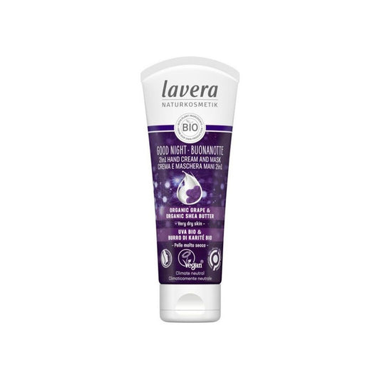 Crema manos y mascarilla buenas noches Lavera 75 ml
