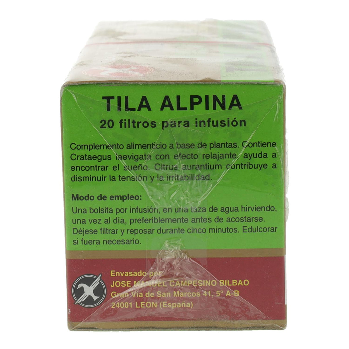 Tila Alpina 20 Filtros Con Petalos De Azahar Milvus