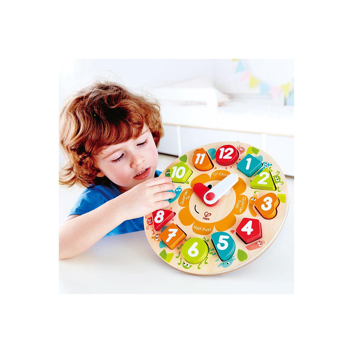 Puzzle Chunky Clock Hape_1