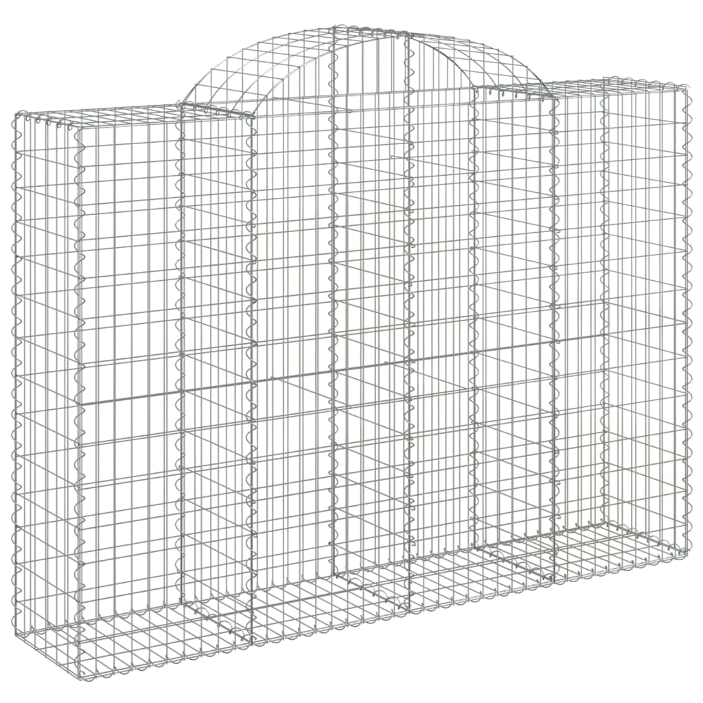 Cestas Gaviones 50 Uds Forma De Arco Hierro 200x50x140/160 Cm_2