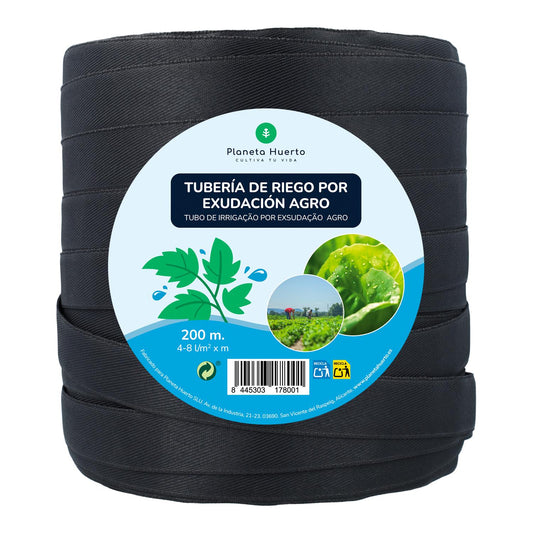 Tubería de Riego por Exudación en Rollo Agro Planeta Huerto 200 m