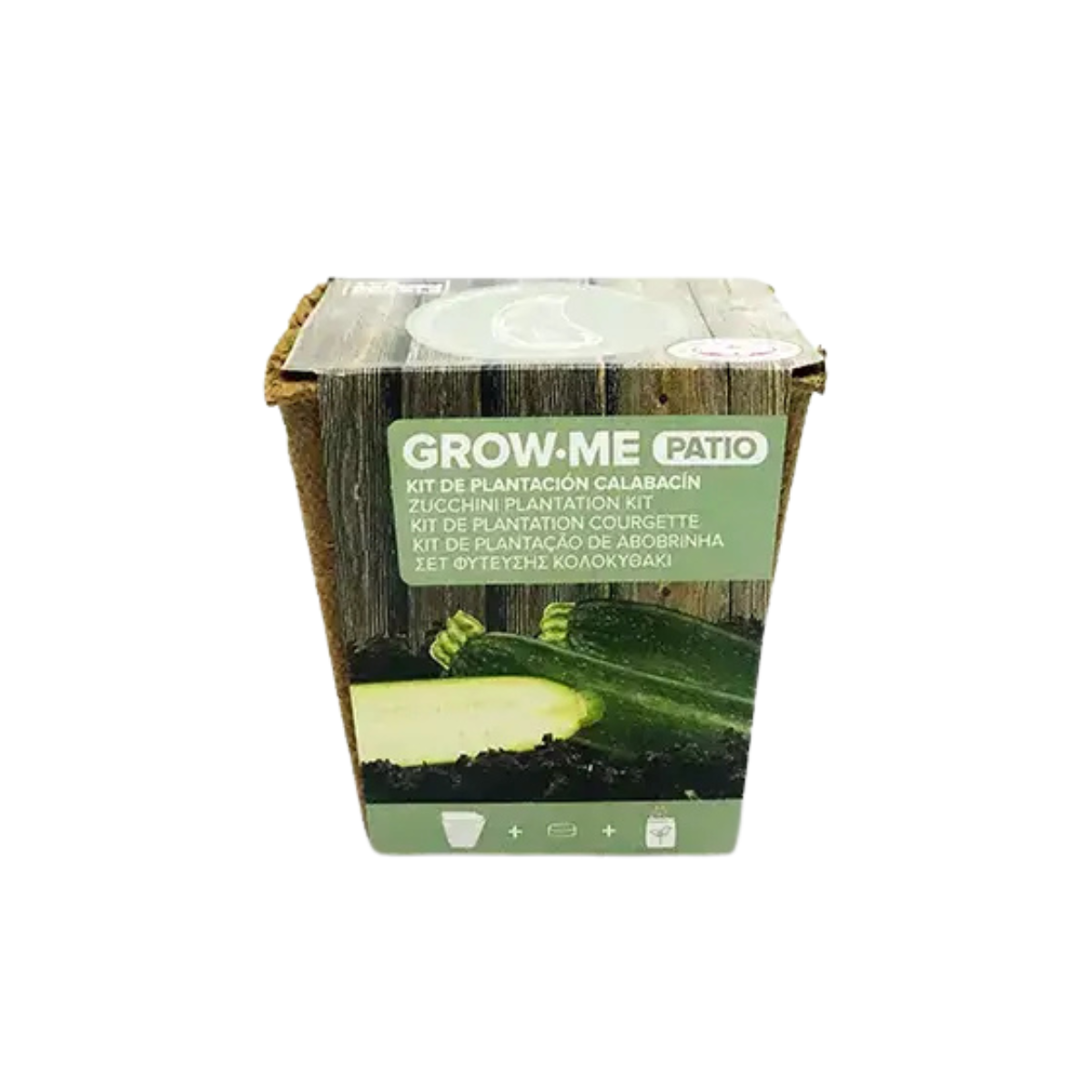 Kit De Cultivo De Calabacín Black Beauty Grow Me – Huerto Urbano Ecológico_0