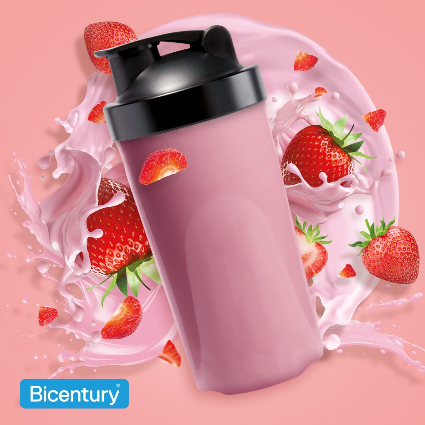 Batido Completo Fresa BICENTURY 436g