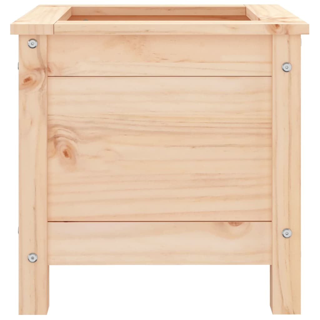 Jardinera Madera Maciza De Pino 40x40x39 Cm_4