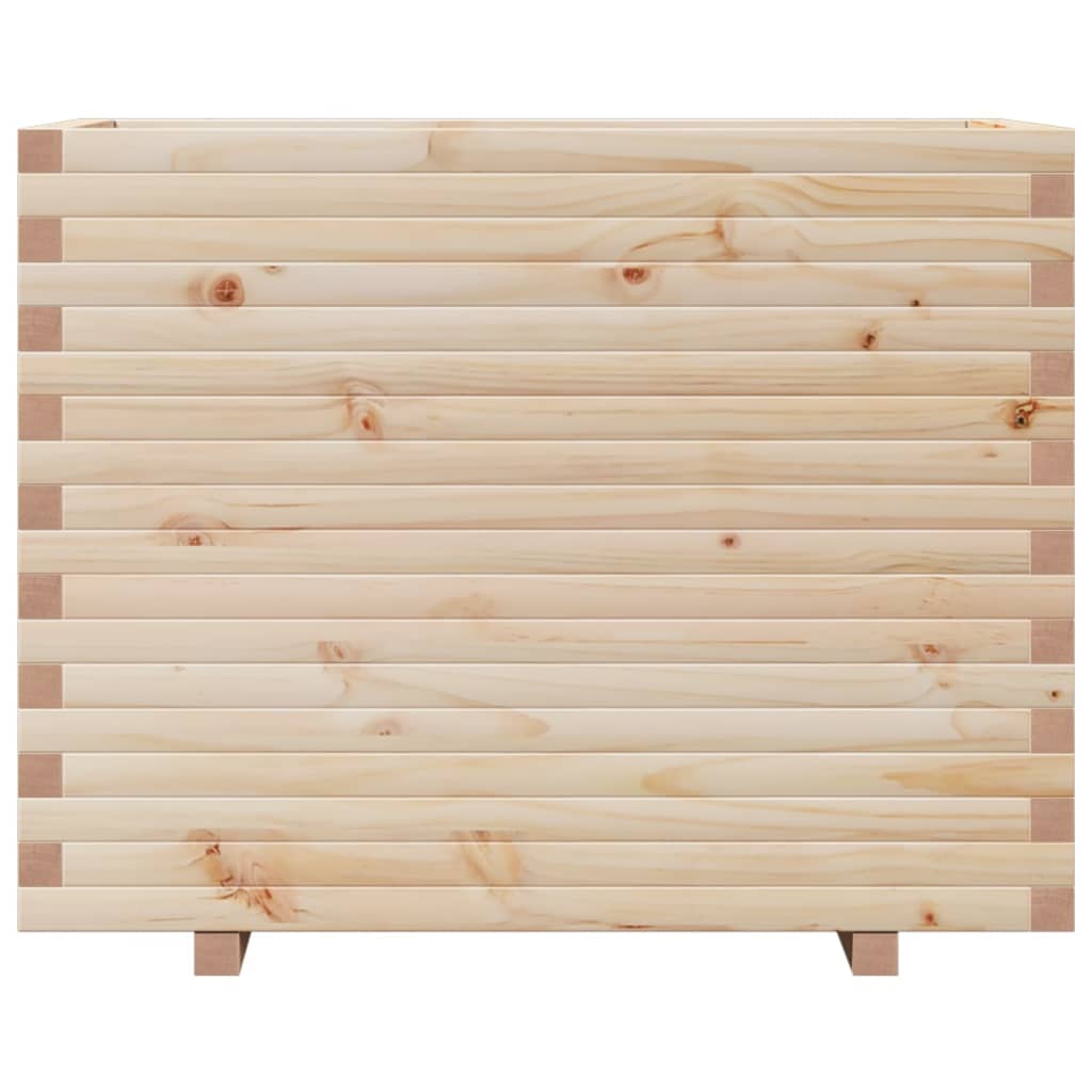 Jardinera Madera Maciza De Pino 90x60x72,5 Cm_4