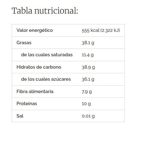 Turrón de Chocolate con Pistachos ECO Sole  200g