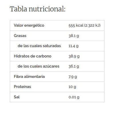 Turrón de Chocolate con Pistachos ECO Sole  200g