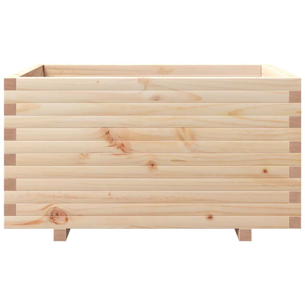 Jardinera Madera Maciza De Pino 90x60x49,5 Cm_4