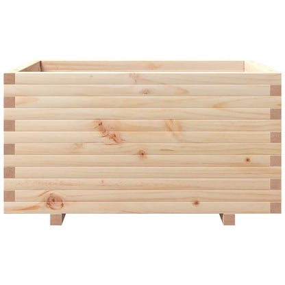 Jardinera Madera Maciza De Pino 90x60x49,5 Cm_4