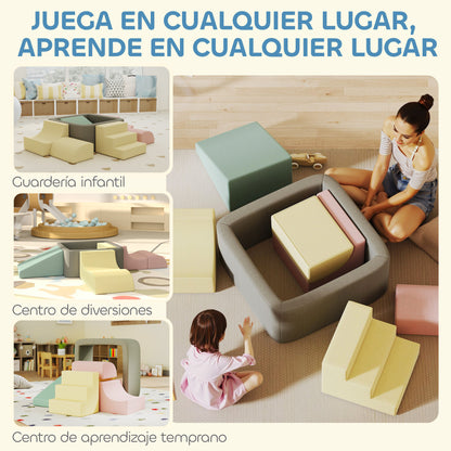 Bloques De Espuma Aiyaplay Pana, Espuma Multicolor 174x174x30 Cm 3d0-039v00mx_5
