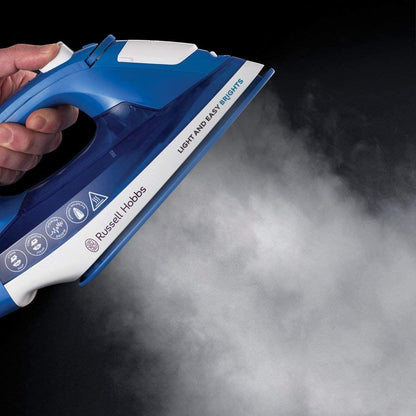 Plancha de vapor Light &amp; Easy Brights Sapphire Russel Hobbs