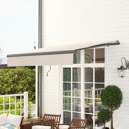 Outsunny Toldo Manual Retráctil 3x2 M Ajustable Con Manivela Protección Uv50+_3