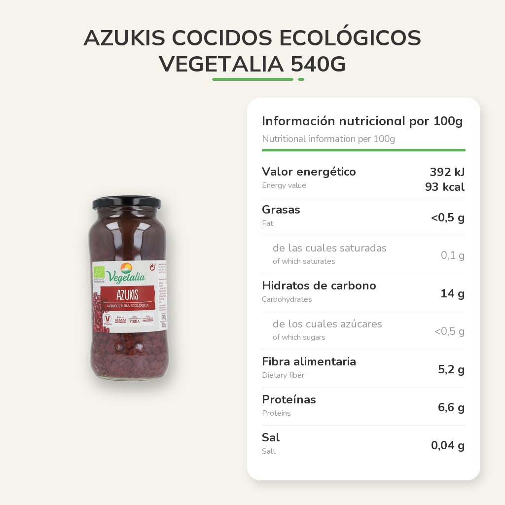 Información nutricional