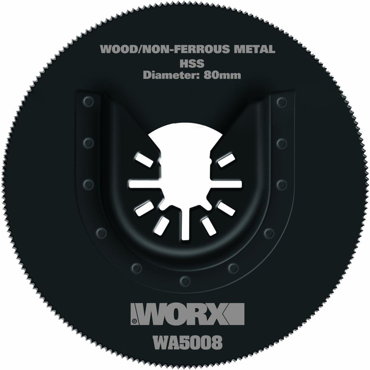 Hoja para sierra circular HSS 80 mm - Worx