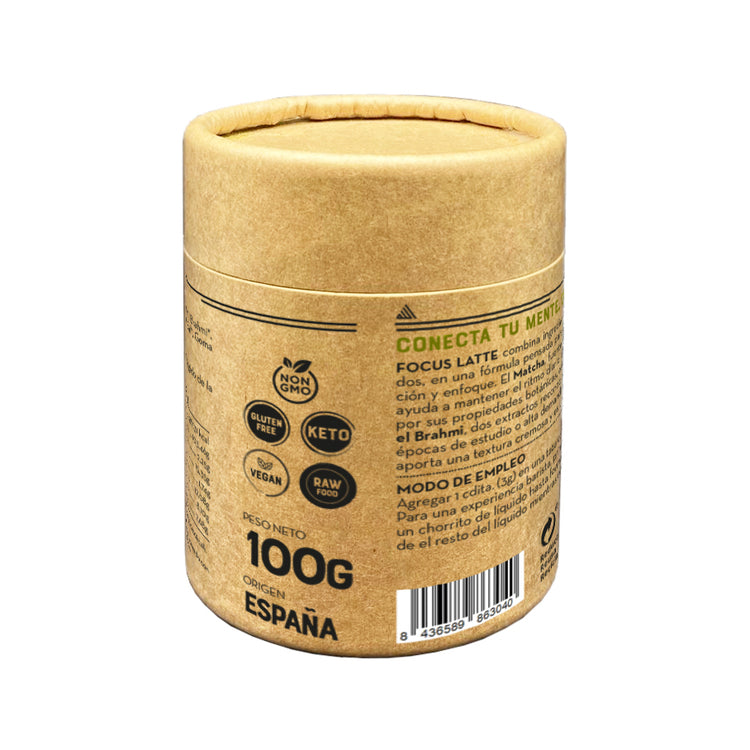 Focus Latte Bio -ginkgo Matcha- 100g - Orgánica Superfoods_1