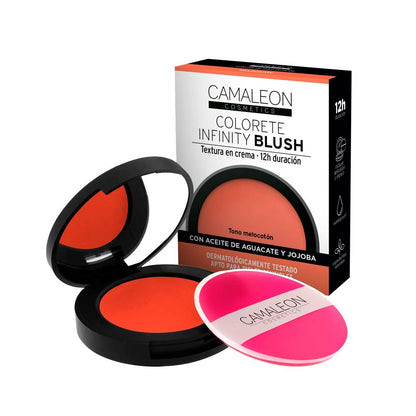 Colorete Infinity Blush Melocotón Camaleon Cosmetics_0