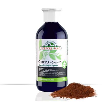 Champú Cabellos Negros Henna Palo Campeche Corpore Sano 300 ml