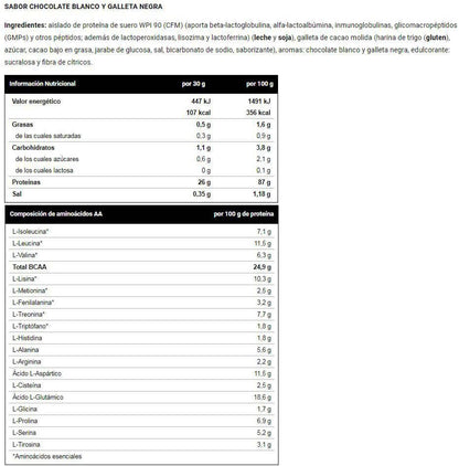 Isolate Cfm Zero 1 Kg Chocolate Blanco - Galleta_5