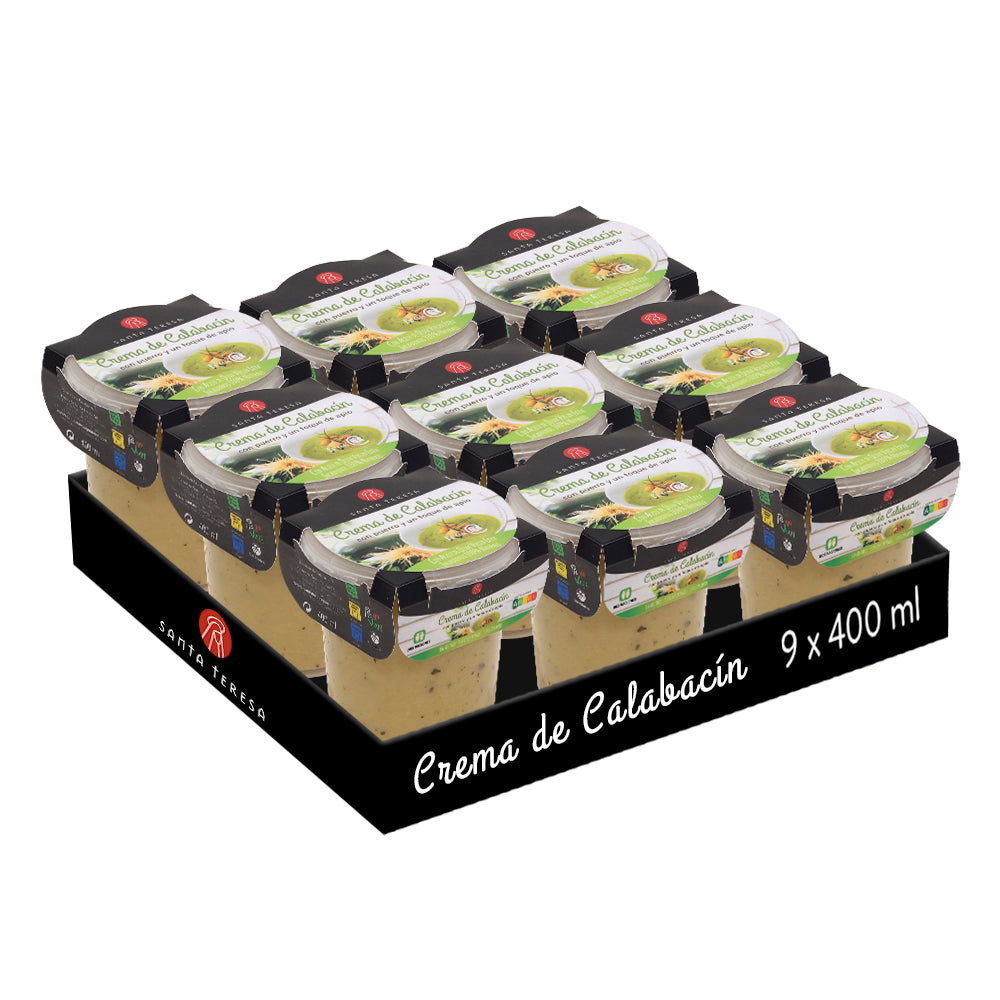 Pack De 9 Cremas De Calabacín 3.600ml_0