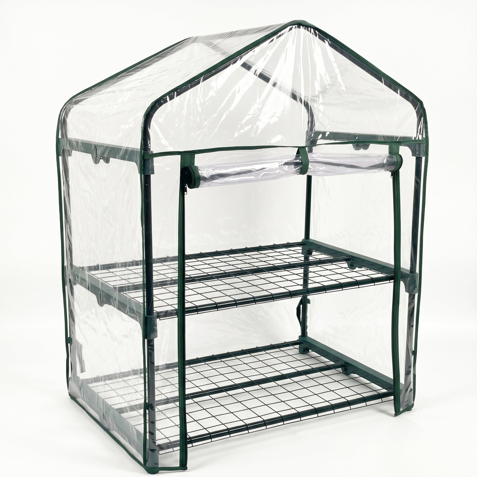 Invernadero De Jardín 2 Alturas Pvc Impermeable Nyana Garden 95x68x50cm_2