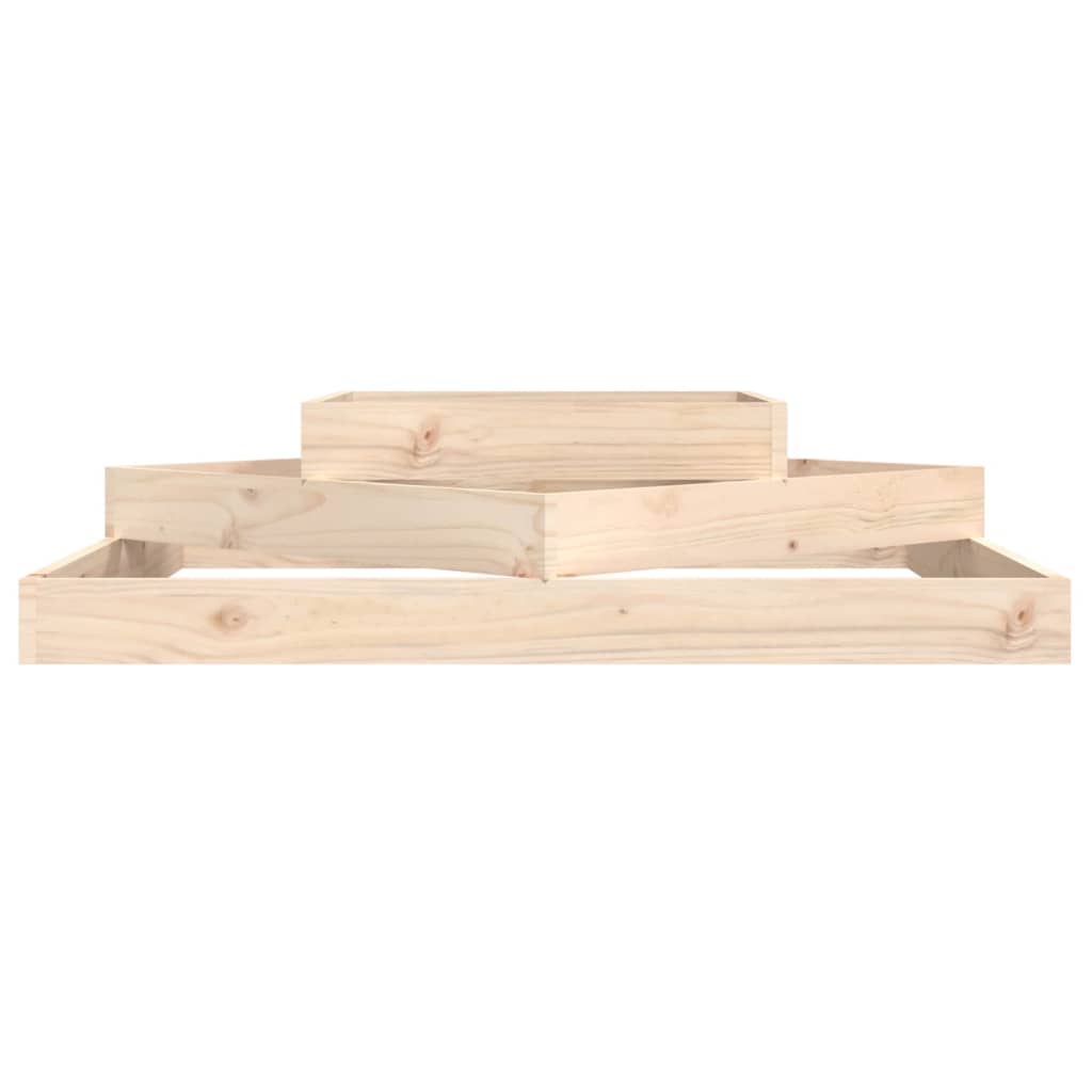 Jardinera De Madera Maciza De Pino 112x112x27 Cm_3