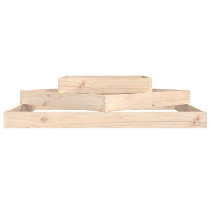 Jardinera De Madera Maciza De Pino 112x112x27 Cm_3