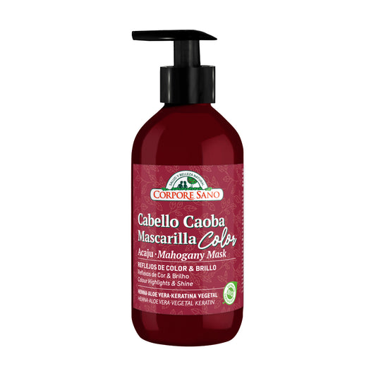 Mascarilla Color Cabellos Caoba Corpore Sano 280 ml