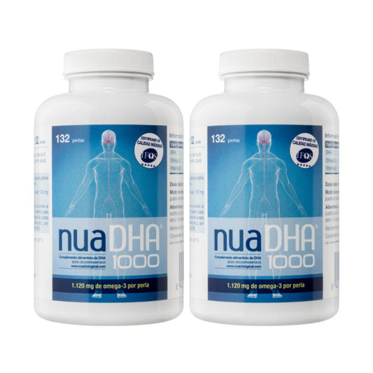 Pack 2x NuaDHA 1000 Laboratorios Nua 132 perlas