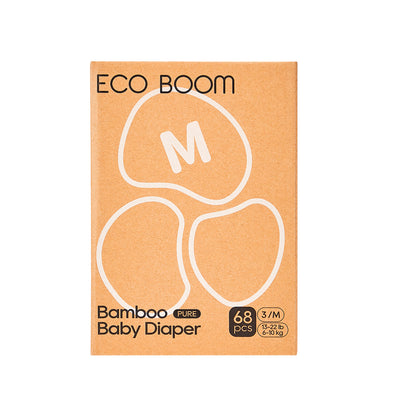 Pañales de Bambú Pure Premium T3 (de 6 a 10 Kg) Ecoboom 68 uds