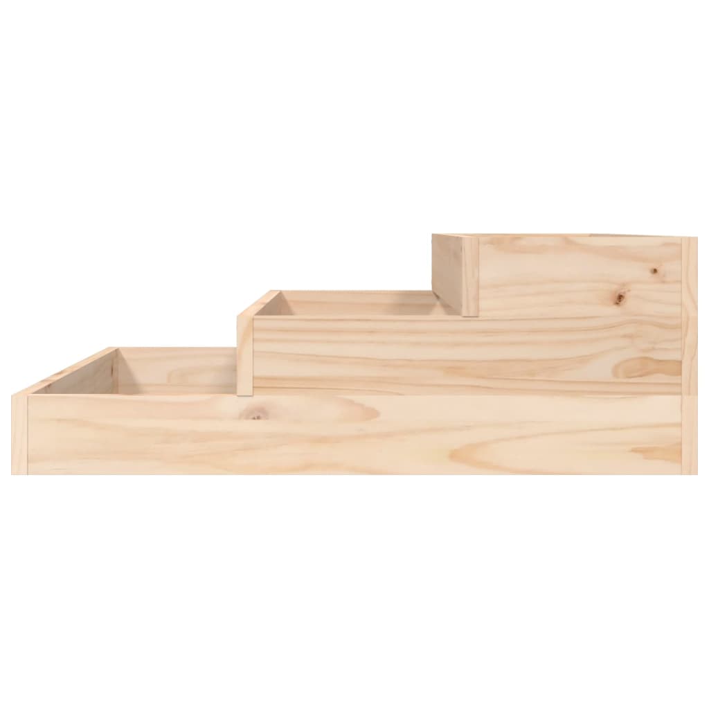 Jardinera De Madera Maciza De Pino 78x78x27 Cm_4