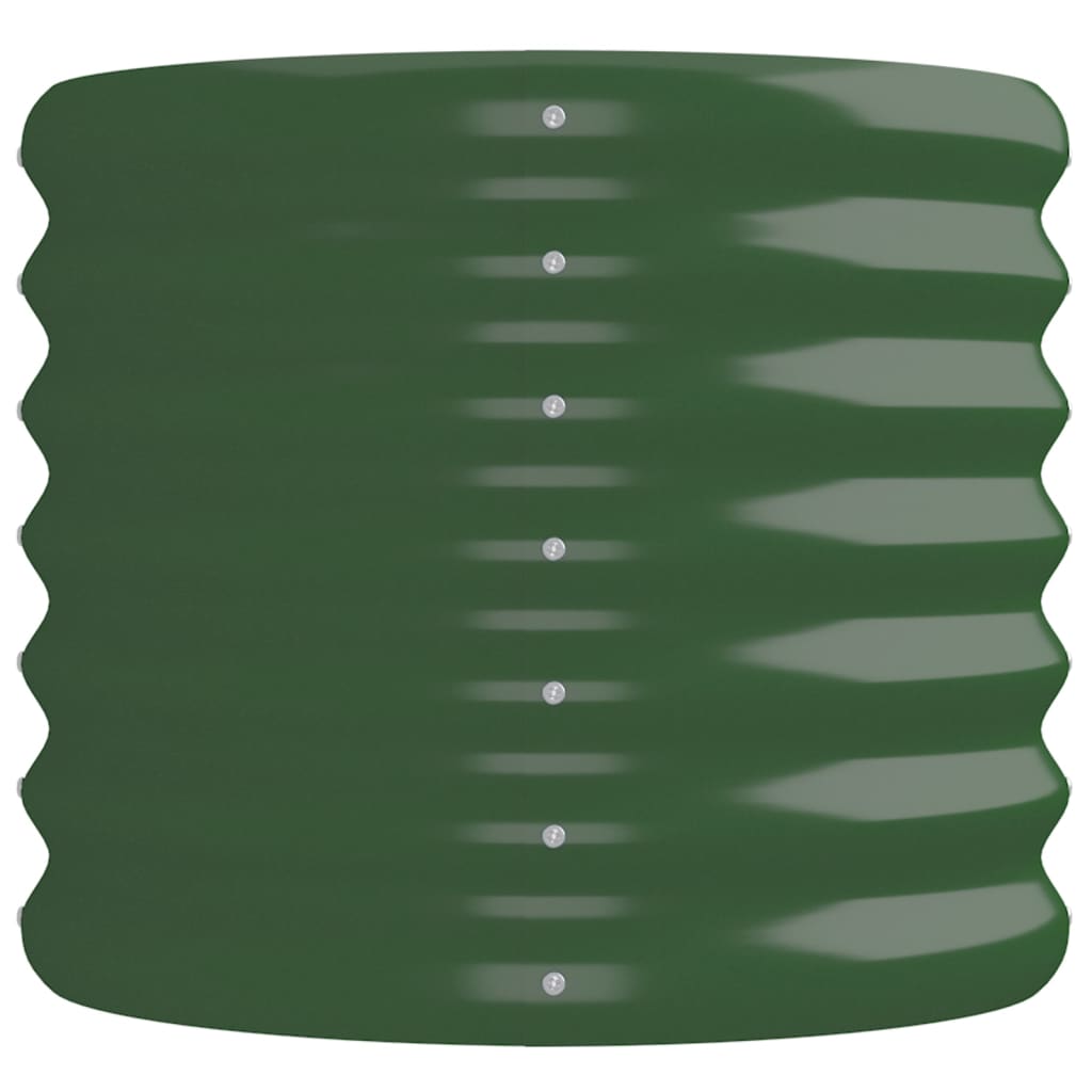 Jardinera Arriate Acero Galvanizado Verde 224x40x36 Cm_3