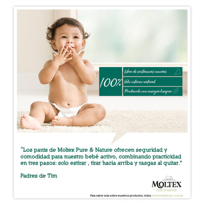 PROMO ESPECIAL Pants Moltex Pure &amp; Nature T6 (+14 kg), 36 Uds