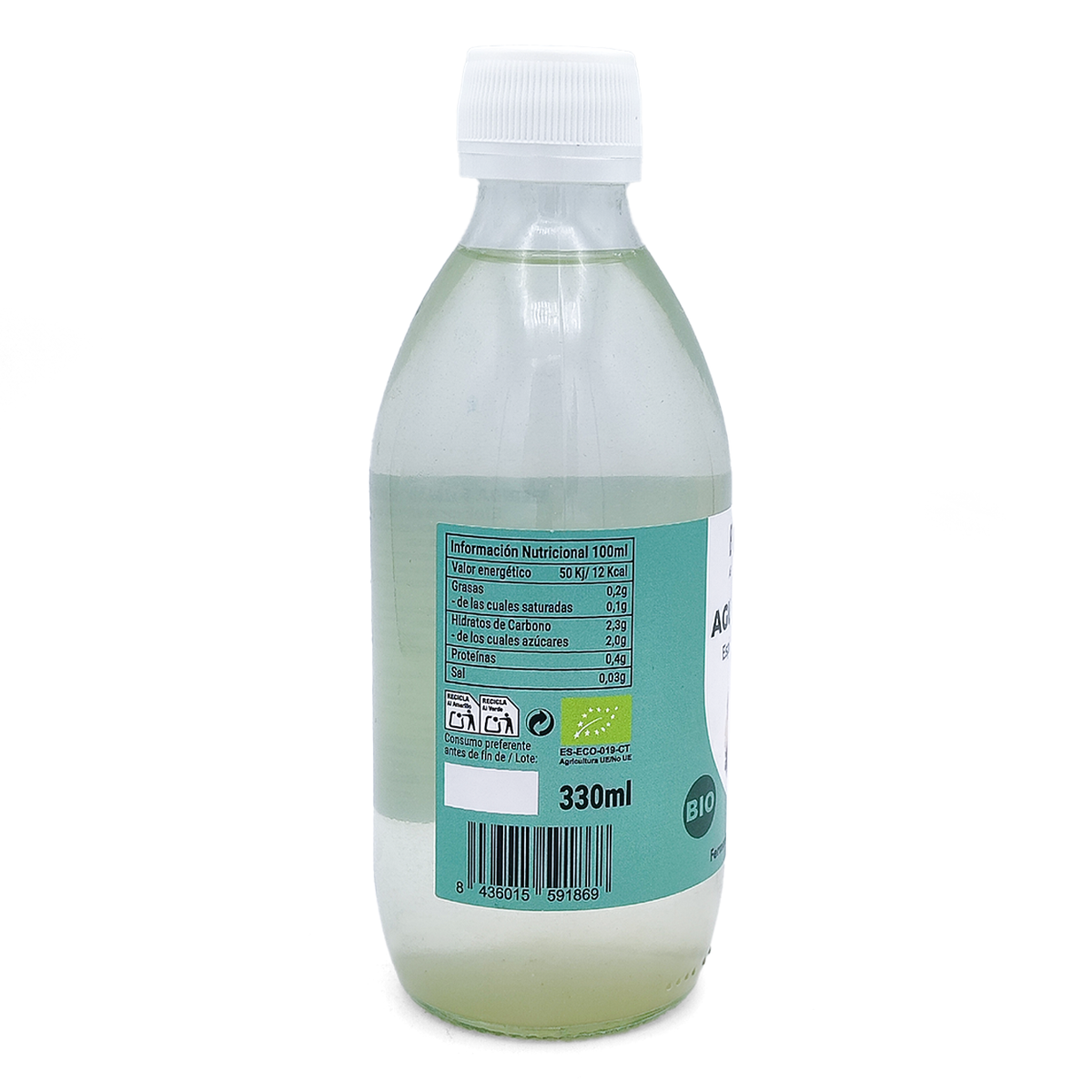 Agua De Kefir Espirulina Té Matcha Eco Bionsan33cl_2