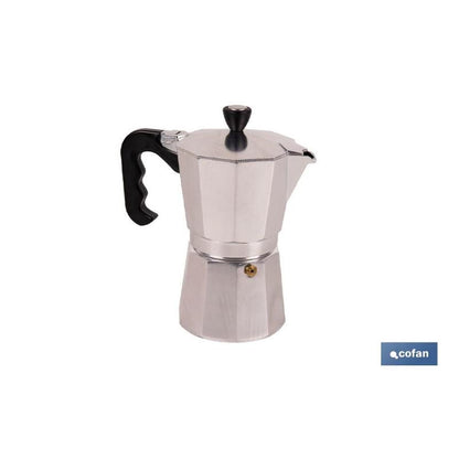 Cafetera Italiana De Aluminio Para Inducción 6 Tazas_3