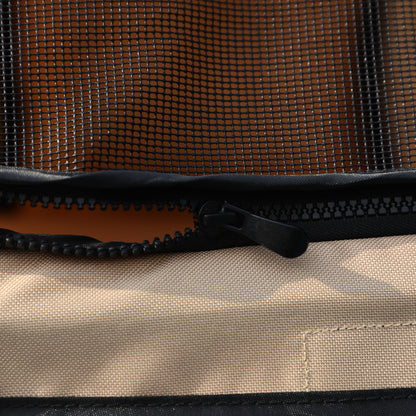 Pawhut Cochecito Para Mascotas Plegable Con Mango Reversible 76,5x52x95cm Marrón_4
