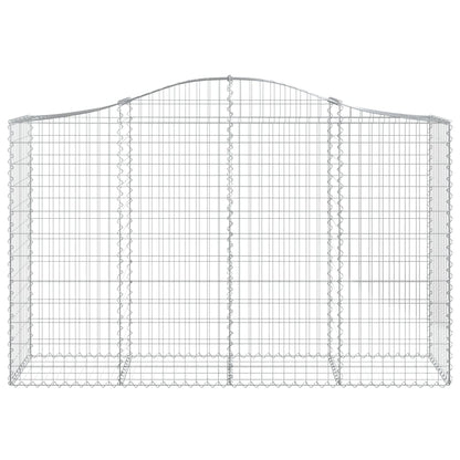 Cestas Gaviones 13 Uds Forma De Arco Hierro 200x50x120/140 Cm_3