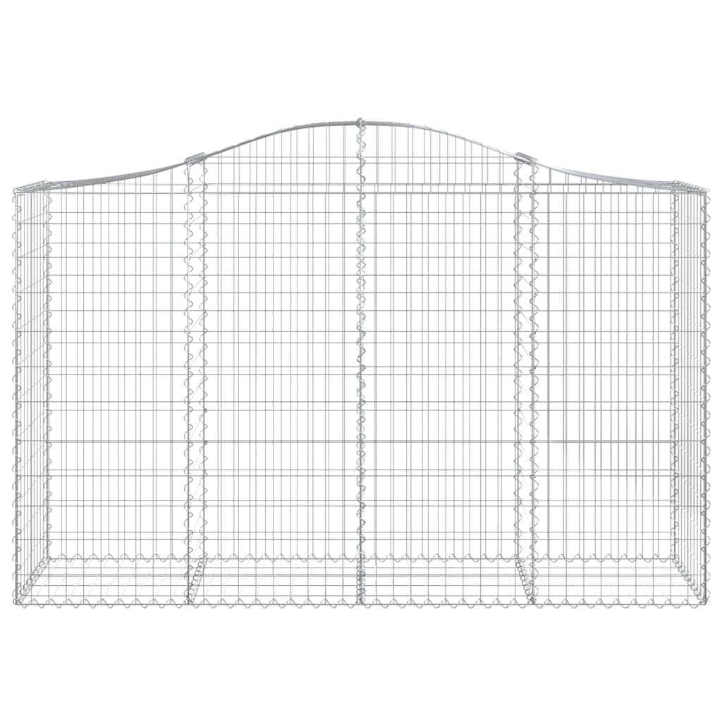 Cestas Gaviones 30 Uds Forma De Arco Hierro 200x50x120/140 Cm_3