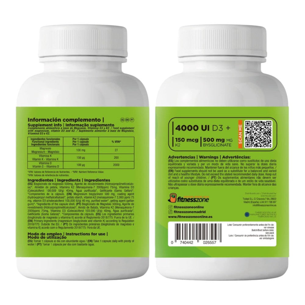 Ultimate Formula Vitamin D3 & K2 + Magnesium 60 Caps_1